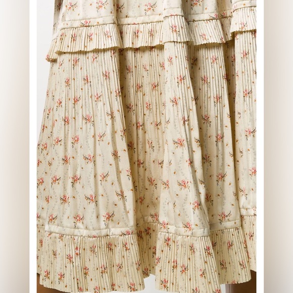 Polo Ralph Lauren Jaclyn Floral Belted Pleated Ruffled Maxi Skirt - Picture 4 of 9